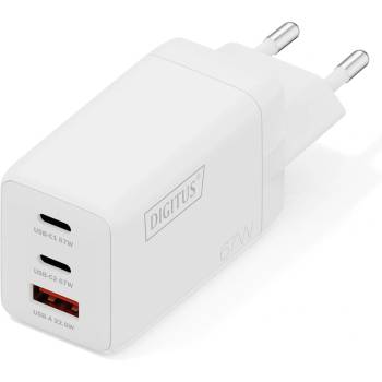 ASSMANN DA-10303 67W USB GaN зарядно устройство Бяло (DA-10303)