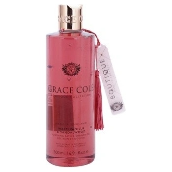 Grace Cole Boutique Warm Vanilla & Sandalwood sprchový gel 500 ml