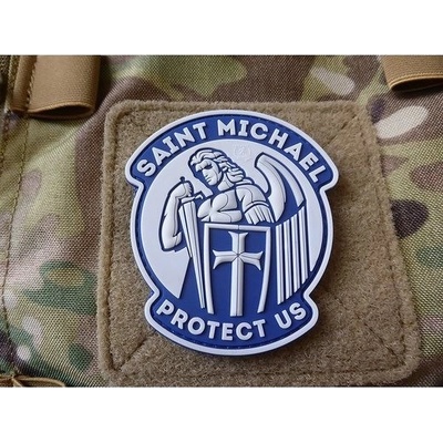 JACKETS TO GO Nášivka SANKT MICHAEL plast velcro MODRÁ