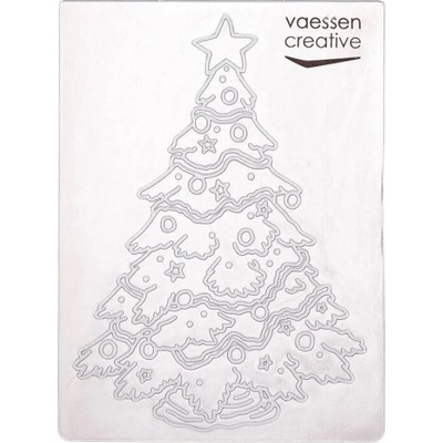 Vaessen Creative Vánoční stromeček - A6 embosovací kapsa