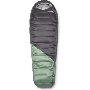 Rab Дамски синтетичен спален чувал Rab Women's Radeon -12C / 10F Synthetic sleeping bag - Dark Fig Green / Graphene - размер Long (514-1627-0112) Спален чувал