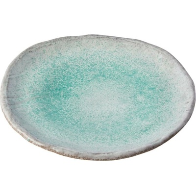 MIJ Jedálenský tanier AQUA SPLASH 25 cm modrá keramika