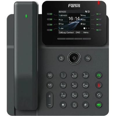 Fanvil IP телефон Fanvil V62 PRO, 2.8" 320x240, 12 SIP линии, 21 DSS клавиши, HD Audio, 6-човека конференция, 2x Gigabit LAN, PoE - FANVIL-V62-Pro (FANVIL-V62-Pro)
