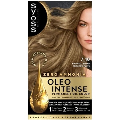 Syoss Oleo Intense farba na vlasy Prirodzený plavý 7-10 50 ml