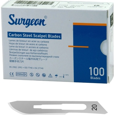 Surgeon Skalpelová čepieľka sterilná č. 20 - 1ks