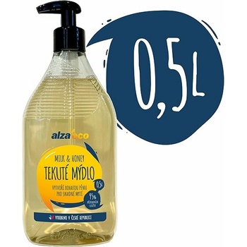AlzaEco tekuté mydlo Milk and Honey 500 ml