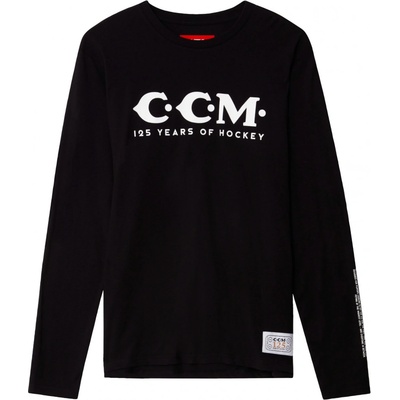 CCM 125 Anniversary LS Tee tričko black
