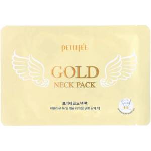 Petitfee Gold Neck Pack - Стягаща маска за шия, 1бр
