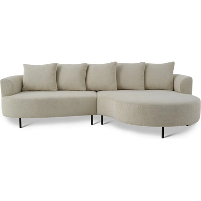 Scandic Бежов ъглов диван (десен ъгъл) Vitoria - Scandic (18560SN BOOG05)