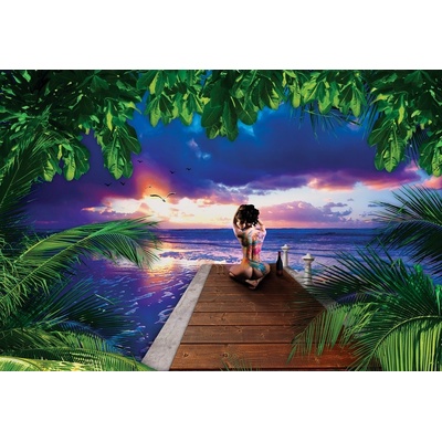 ForWall Fototapeta Lady with tattoo vlies 208 x 146 cm