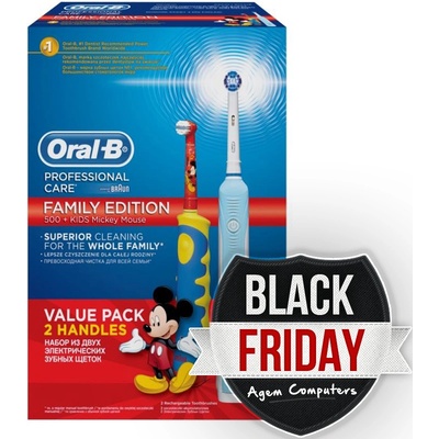 Oral-B Precision Clean 500 + Mickey D10K
