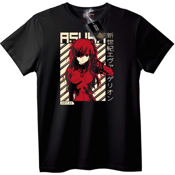 NOONEBRAND Тениска Аска Evangelion - 2XL, Black