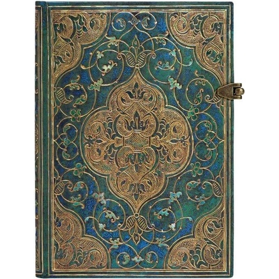 Paperblanks Тефтер Turquoise, Midi, широки редове, твърда ко (1570180607)
