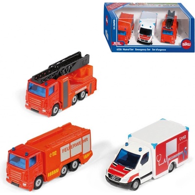 Siku Super set záchranářská vozidla 3ks