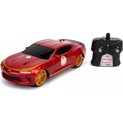 Jada Toys Marvel Diecast Model Iron Man & 2016 Chevrolet Camaro 1:24