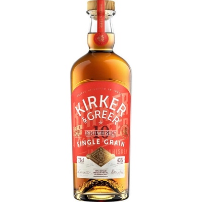 Kirker & Greer Single Grain 10y 43% 0,7 l (holá láhev)