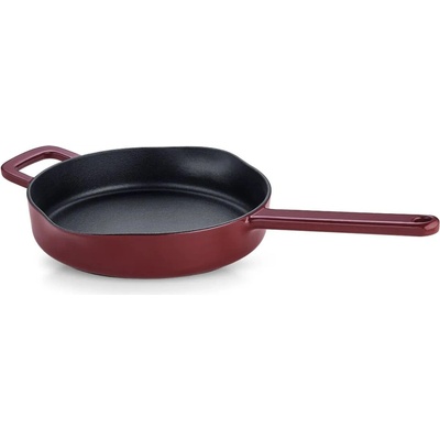 Fissler Univerzálna panvica MOMENTS 24 cm vínovo červená liatina