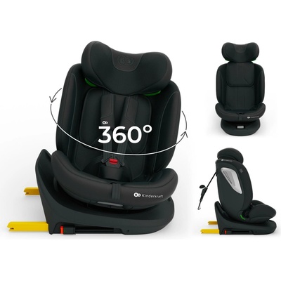 Kinderkraft I-GROW 2 PLUS i-Size 2026 BLACK