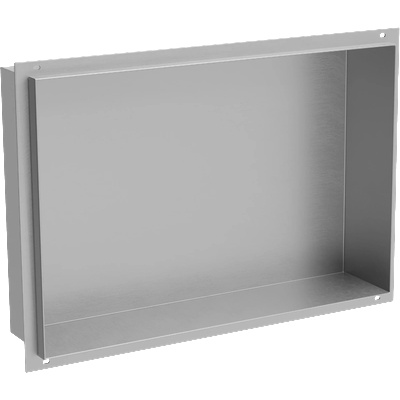 Mexen X-Wall-NR вградена полица без борд 45 x 30 см, инокс - 1911453010 (1911453010)