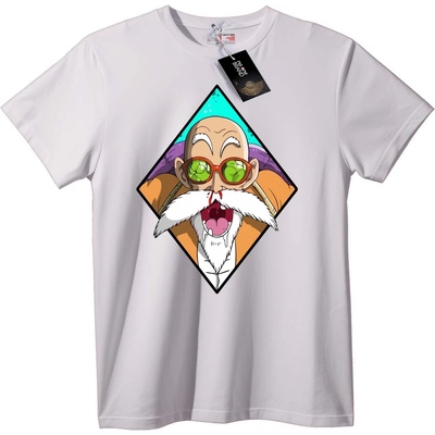 NOONEBRAND Тениска с Master Roshi от Dragon Ball - 2XL, Black