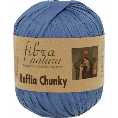 Fibra Natura Raffia Chunky 12 tmavomodrá