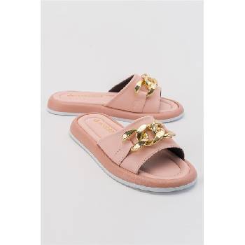 Moda Trend Дамски ежедневни чехли - Цвят Пудра #381775 (381775_Пудра)