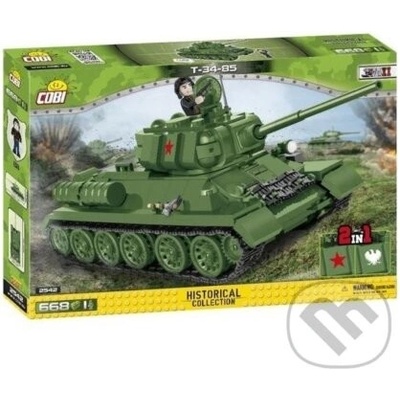 COBI 2542 World War II Ruský střední tank T-34-85 – Zbozi.Blesk.cz