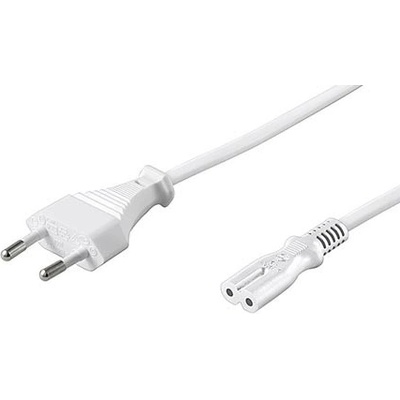 goobay Kabel síťový 2pinový, CEE 7/16(M) - IEC320 C7, 5m, bílý (93988) - 19.92.0053 – Zbozi.Blesk.cz