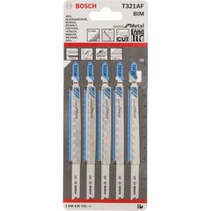Bosch Нож за трион за осцилиращ трион T 321 AF Speed for Metal (3 бр. ) 2608636704 (2608636704)