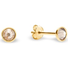 Spark béžové se Swarovski Elements Pinpoint Studs KG2038SS10SL Silk
