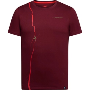 La Sportiva Мъжка тениска La Sportiva Route T-shirt - Redwood / Mountain Red (216-3674-0913)