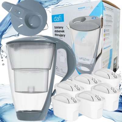 Dafi Crystal Unimax šedá + filtrační vložky 6 ks