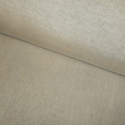 Teplákovina Počesaná 100% bavlna Washed 400g - Hnědá latté