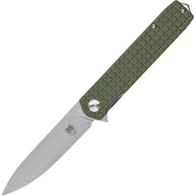 ! CobraTec Medium Cayden OD Green Drop Not Serrated D2 G10 Linerlock 01CT024
