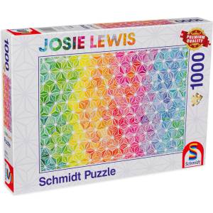 Schmidt Spiele Пъзел Schmidt от 1000 части - Цветни триъгълници (57579)
