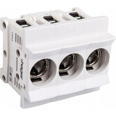Spodek HAGER LD046 D02 3x63A pojistkový LD046