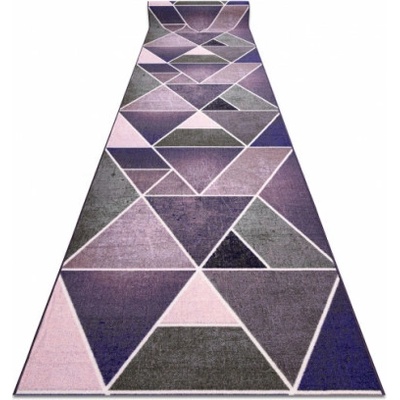 Nej-koberce Trojúhelníky fialový metráž 57 cm