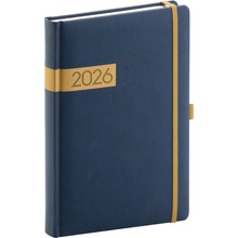 Notique Twill A5 denný 2026 modro-zlatý