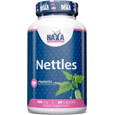 Haya Labs Nettles, 400 mg, 60 капсули, Haya Labs