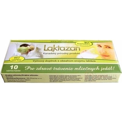 Rs Pharma Gelda Laktazan s príchuťou mäty 10 tabliet