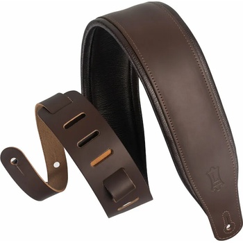 Image 1 of Levy's Amped Leather Dark Brown Каишка за китара (M26PD-DBR_DBR)