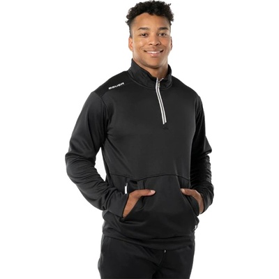 Bauer mikina Team Fleece 1/2 YTH čierna