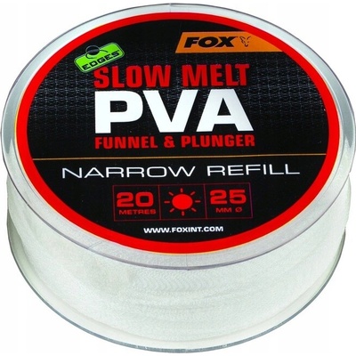 Fox EDGES PVA Mesh Refills Slow Melt Refills 25 mm Narrow 20 m