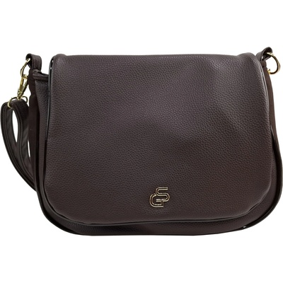 Grosso Čokoládovo hnedá crossbody kabelka
