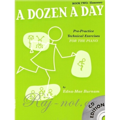A Dozen a Day 2 Elementary + CD pre klavír
