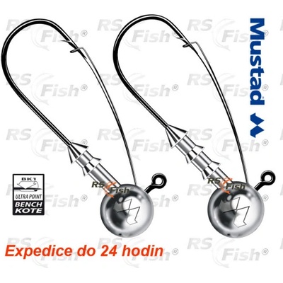 Mustad jigová hlava Anti - Snag vel.4 15g