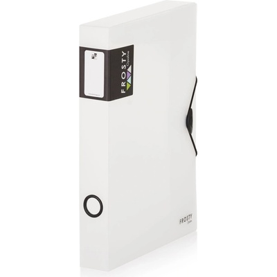Opaline Frosty PP A4 Krabica PP s gumou maxi 45 číra