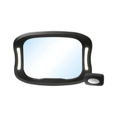 FreeOn Zrcátko do auta s LED osvětlením Black – Zboží Dáma