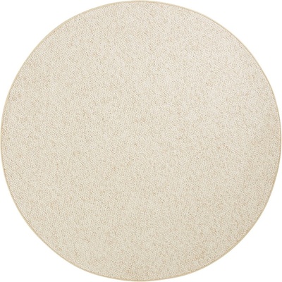 Hanse Home Кремав кръгъл килим ø 133 cm Wolly - BT Carpet (102843-133)
