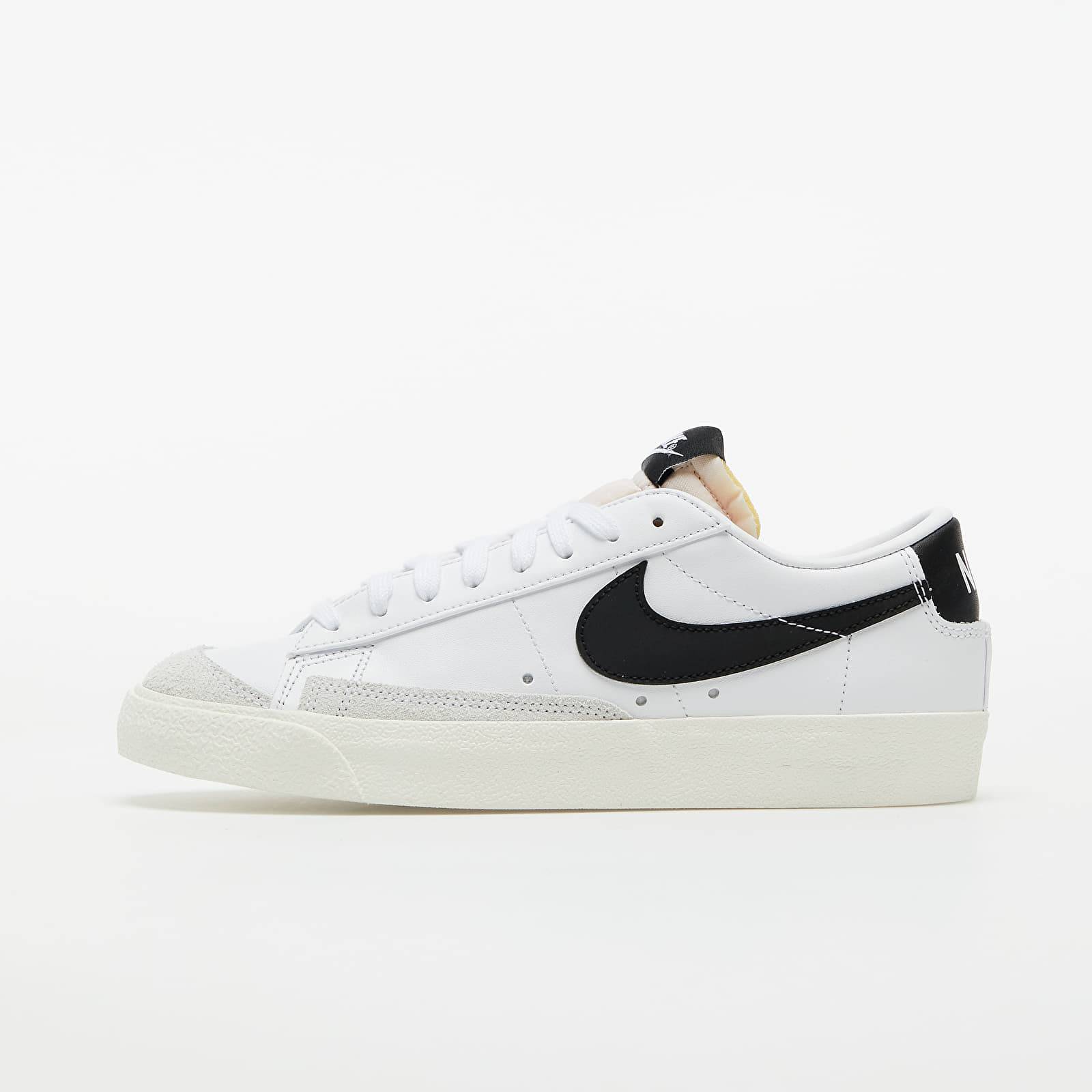 nike blazer low essential sneaker white and black